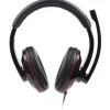 Gembird Headset stereo USB schwarz/rot