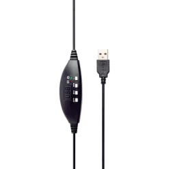 Gembird Headset stereo USB schwarz/rot