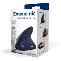 Gembird Maus USB schwarz (kabelgebunden)