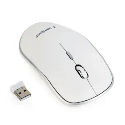 Gembird MUSW-4B-01-W 2.4 GHz und USB weiß (kabellos)