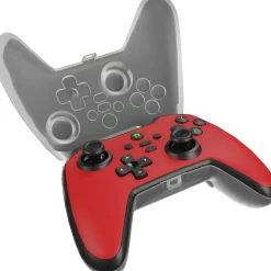 Genesis Gamepad MANGAN 400 kabellos rot/schwarz