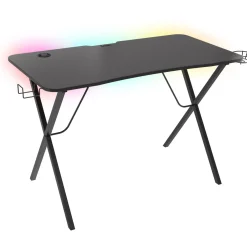 Genesis Gaming Tisch HOLM 200 RGB schwarz (113cm x 75cm)