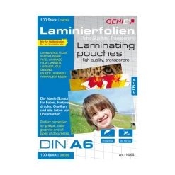 Genie Laminiertaschen 100 A6 - Folien