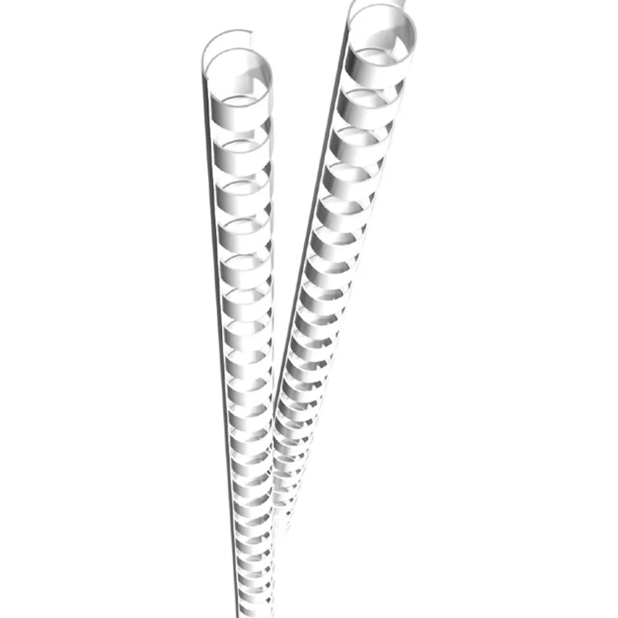 Genie Spiralbinderücken 8mm 25 Stk, weiss