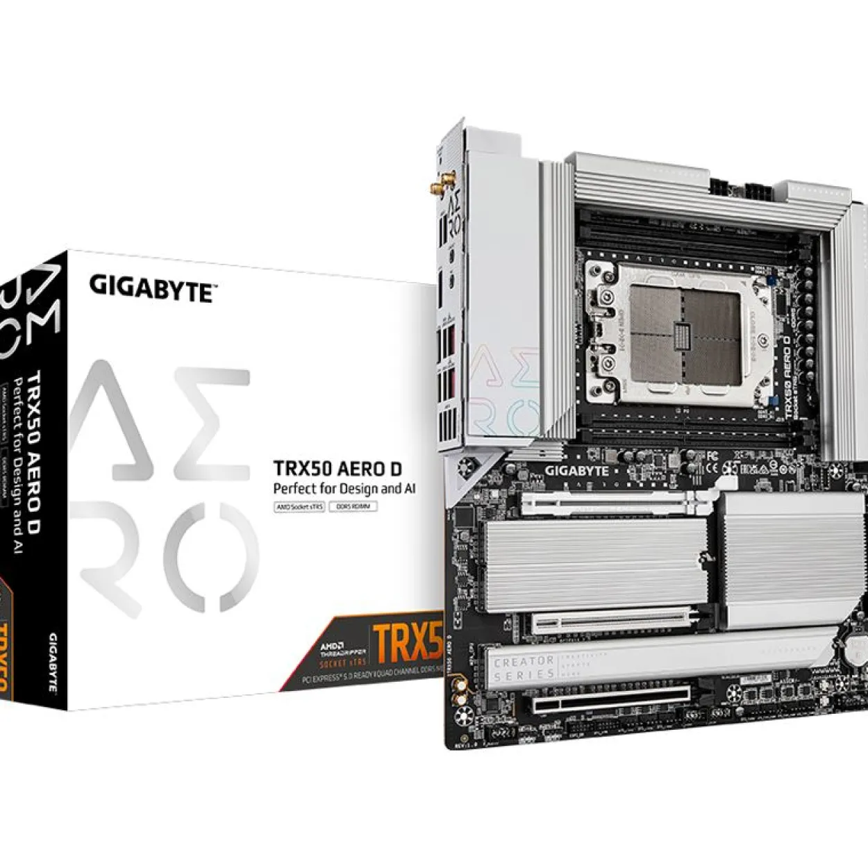 Gigabyte AERO D (rev. 1.0) AMD TRX50 So.sTR5 DDR5 Reg-ECC EATX Retail
