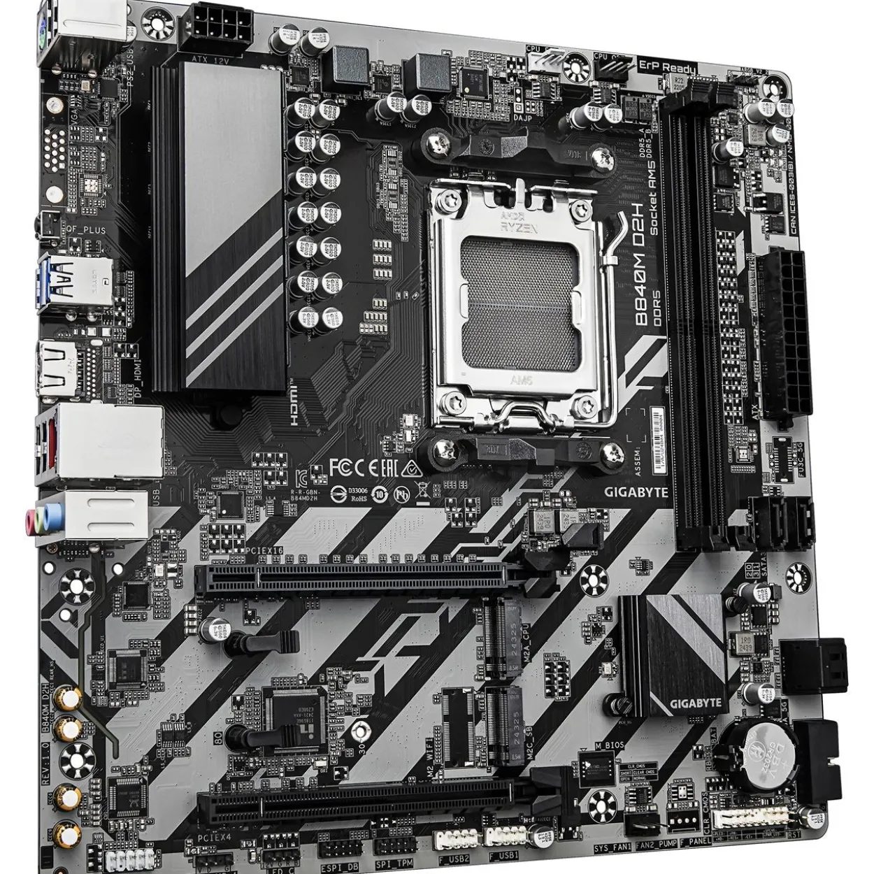 Gigabyte B840M D2H AMD B840 So.AM5 DDR5 mATX Retail