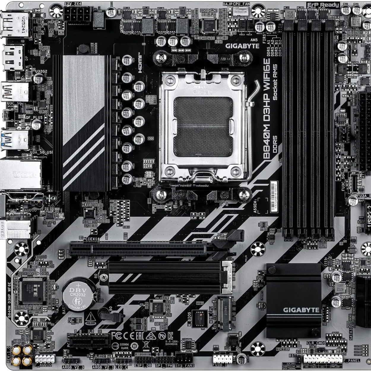 Gigabyte B840M D3HP WIFI6E AMD B840 So.AM5 DDR5 µATX Retail
