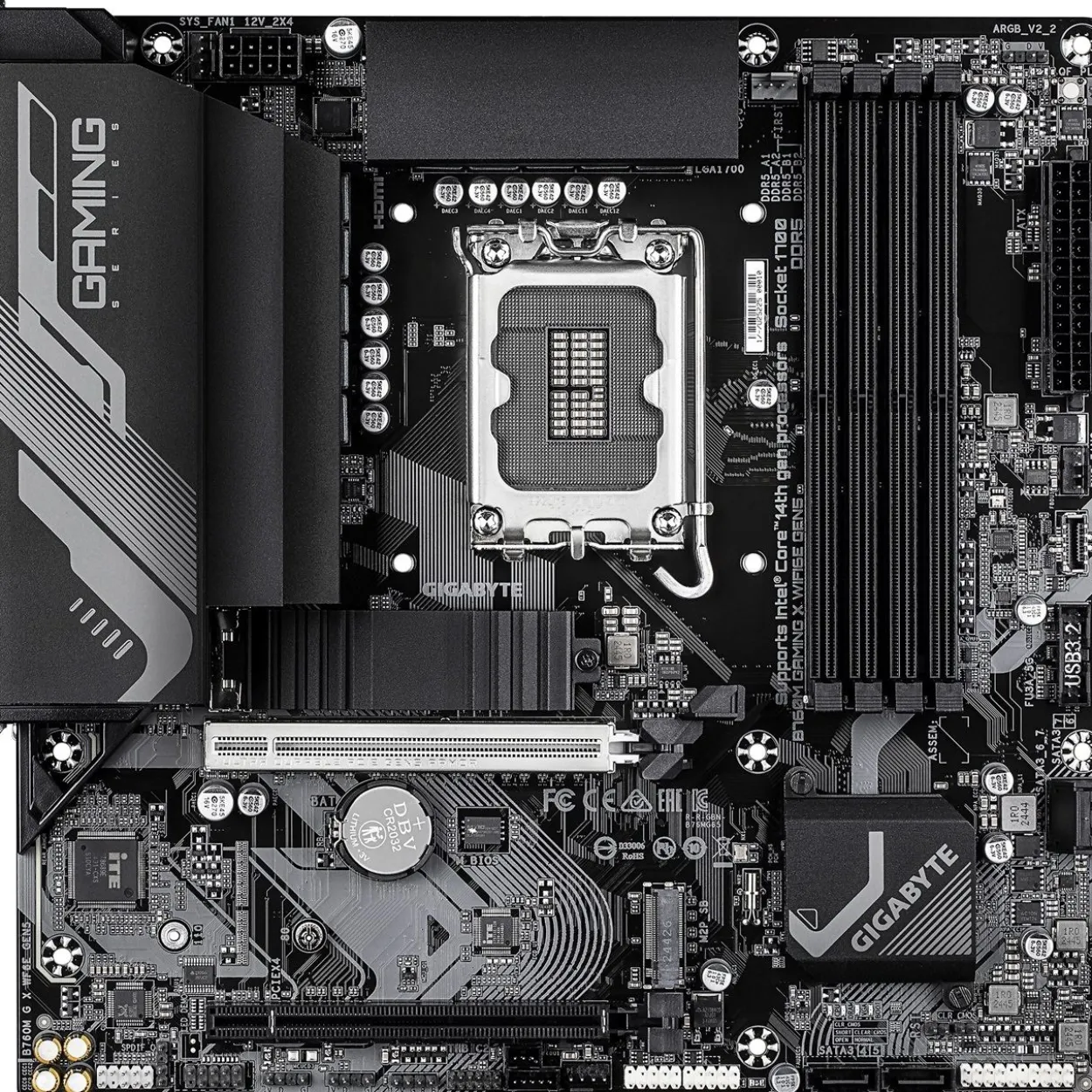 Gigabyte B760M Gaming X WiFi6E GEN5 Intel B760 So. 1700 DDR5 µATX Retail