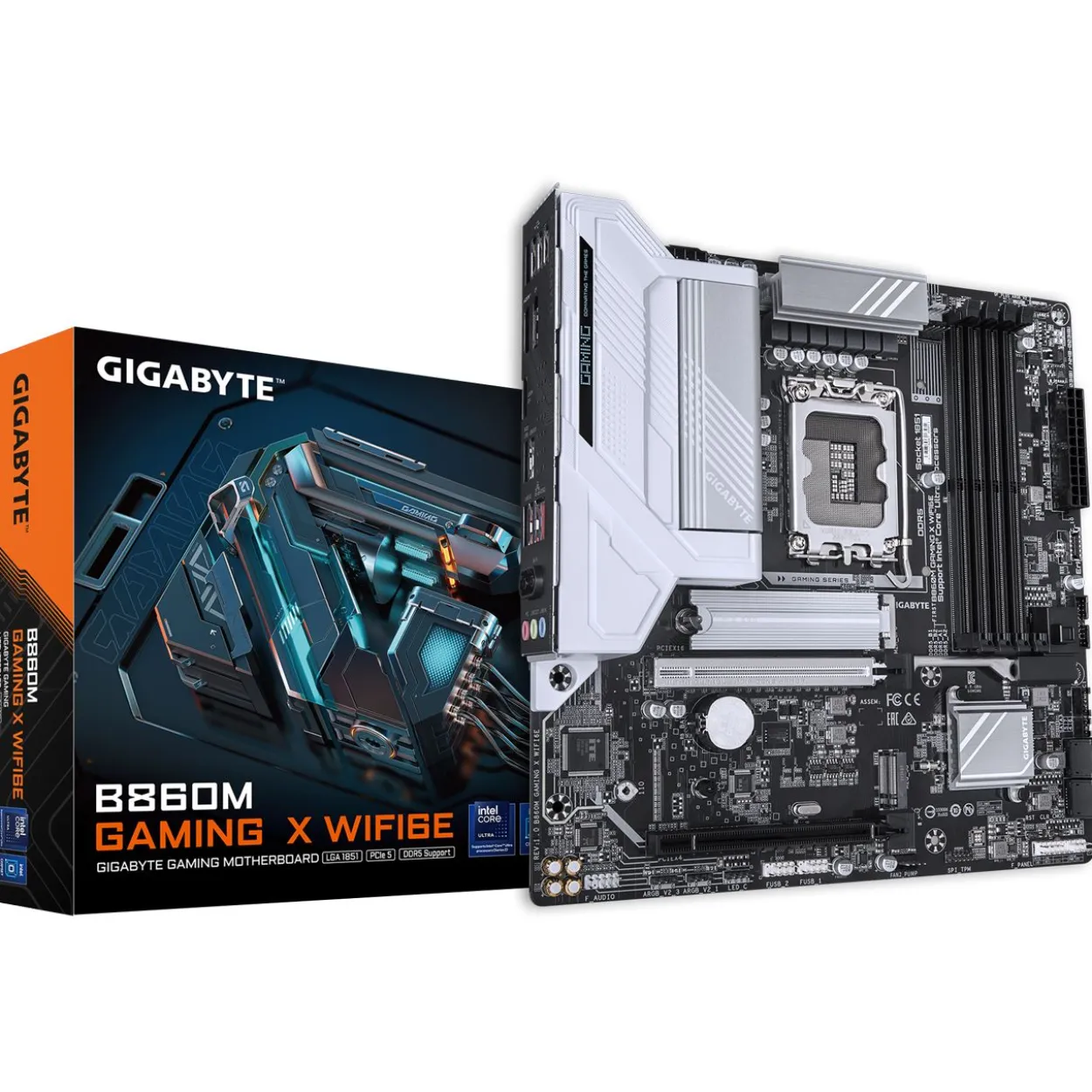 Gigabyte B860M Gaming X WIFI6E Intel B860 So.1851 DDR5 mATX Retail