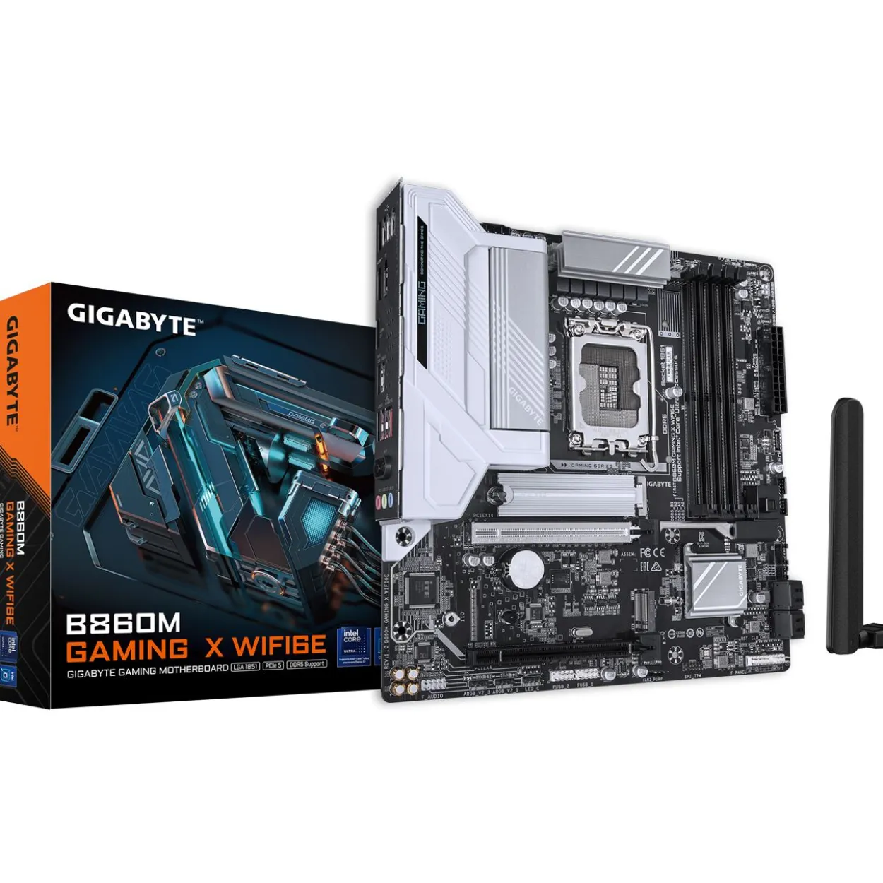Gigabyte B860M Gaming X WIFI6E Intel B860 So.1851 DDR5 mATX Retail