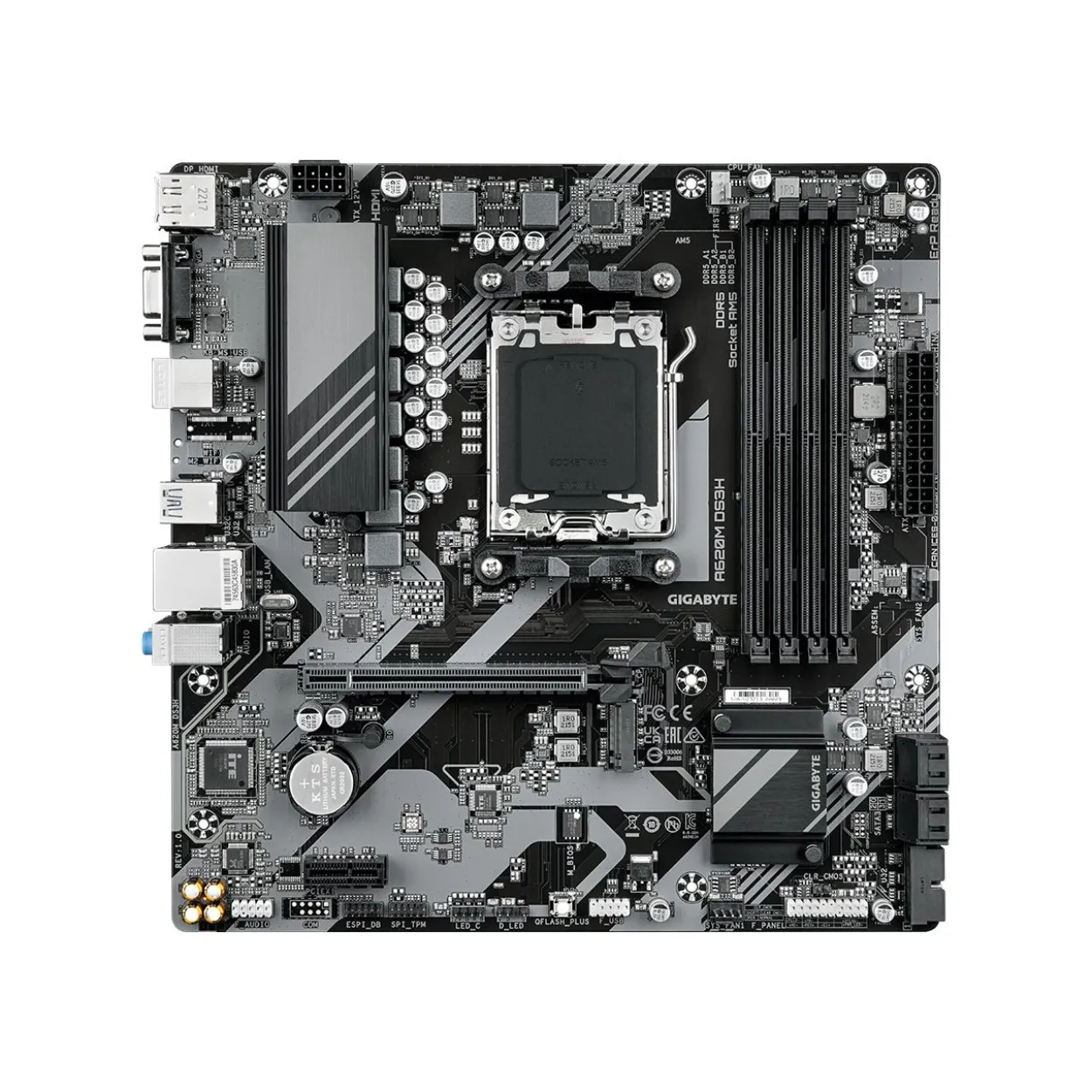 Gigabyte DS3H AMD A620 So.AM5 DDR5 mATX Retail