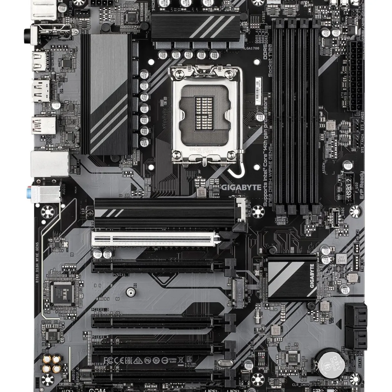 Gigabyte DS3H WIFI6E GEN5 Intel B760 So. 1700 DDR5 ATX Retail