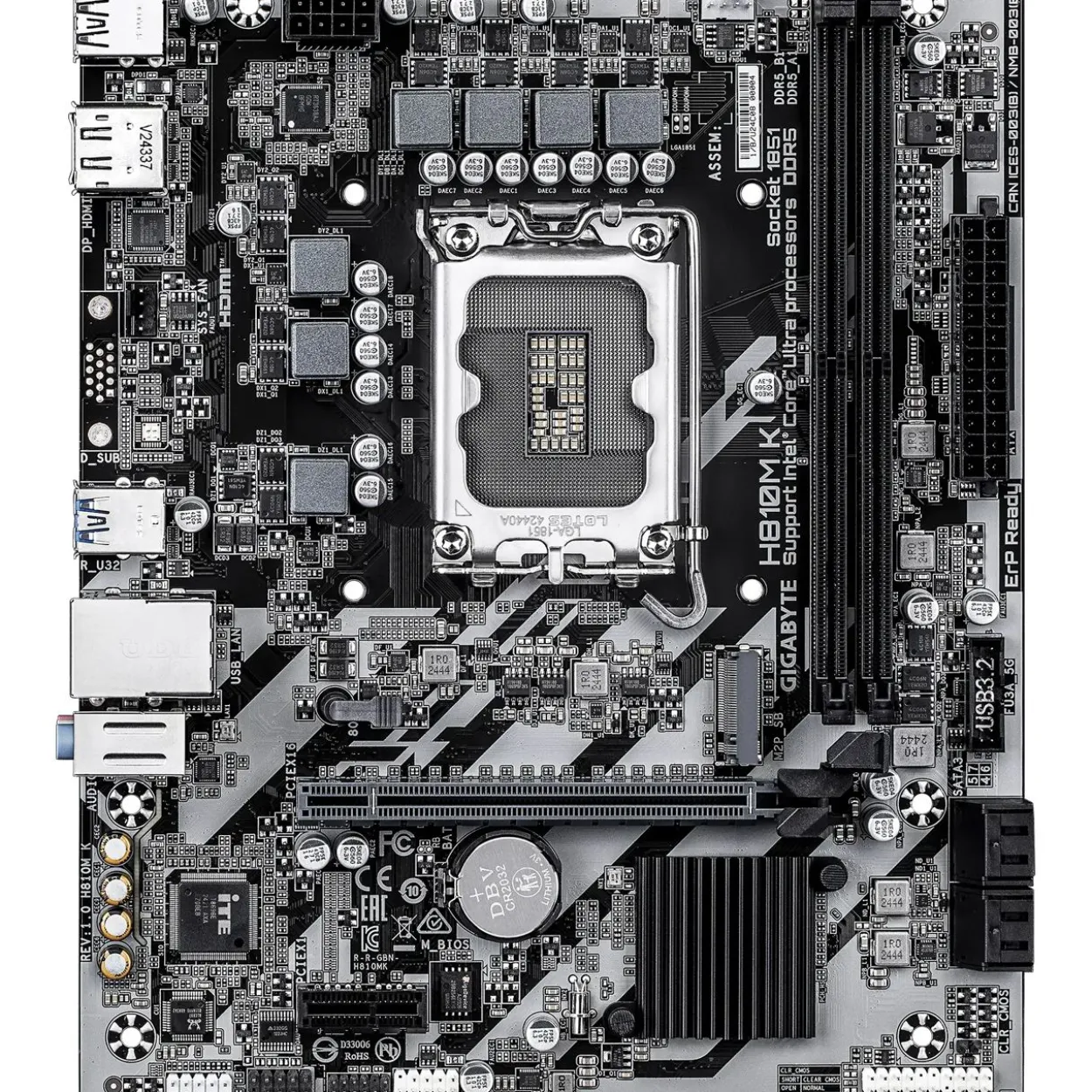 Gigabyte H810M K Intel H810 So.1851 DDR5 µATX Retail