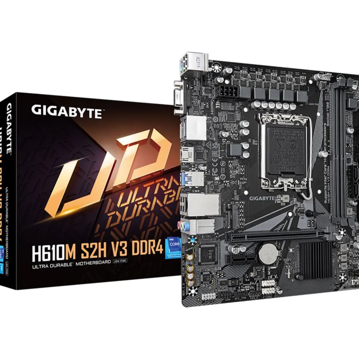 Gigabyte H610M S2H V3 Intel H610 So.1700 DDR4 mATX Retail