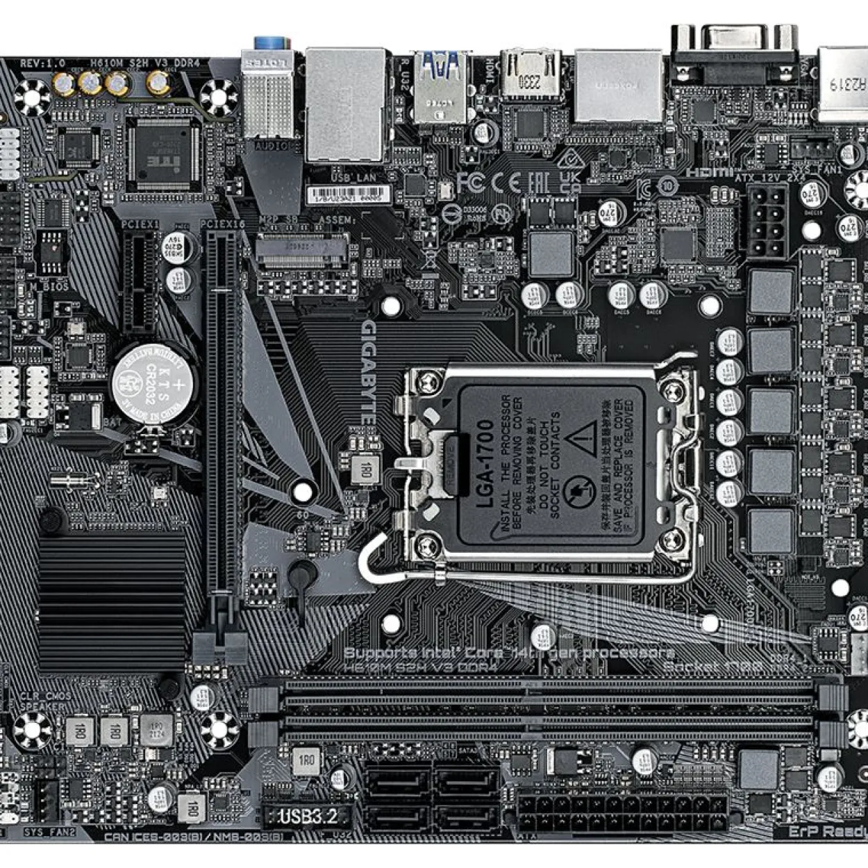 Gigabyte H610M S2H V3 Intel H610 So.1700 DDR4 mATX Retail