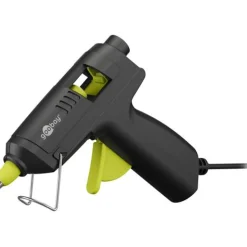 goobay 77825 Advanced, 20 W Heißklebepistole-Set schwarz, grün, 1 St.
