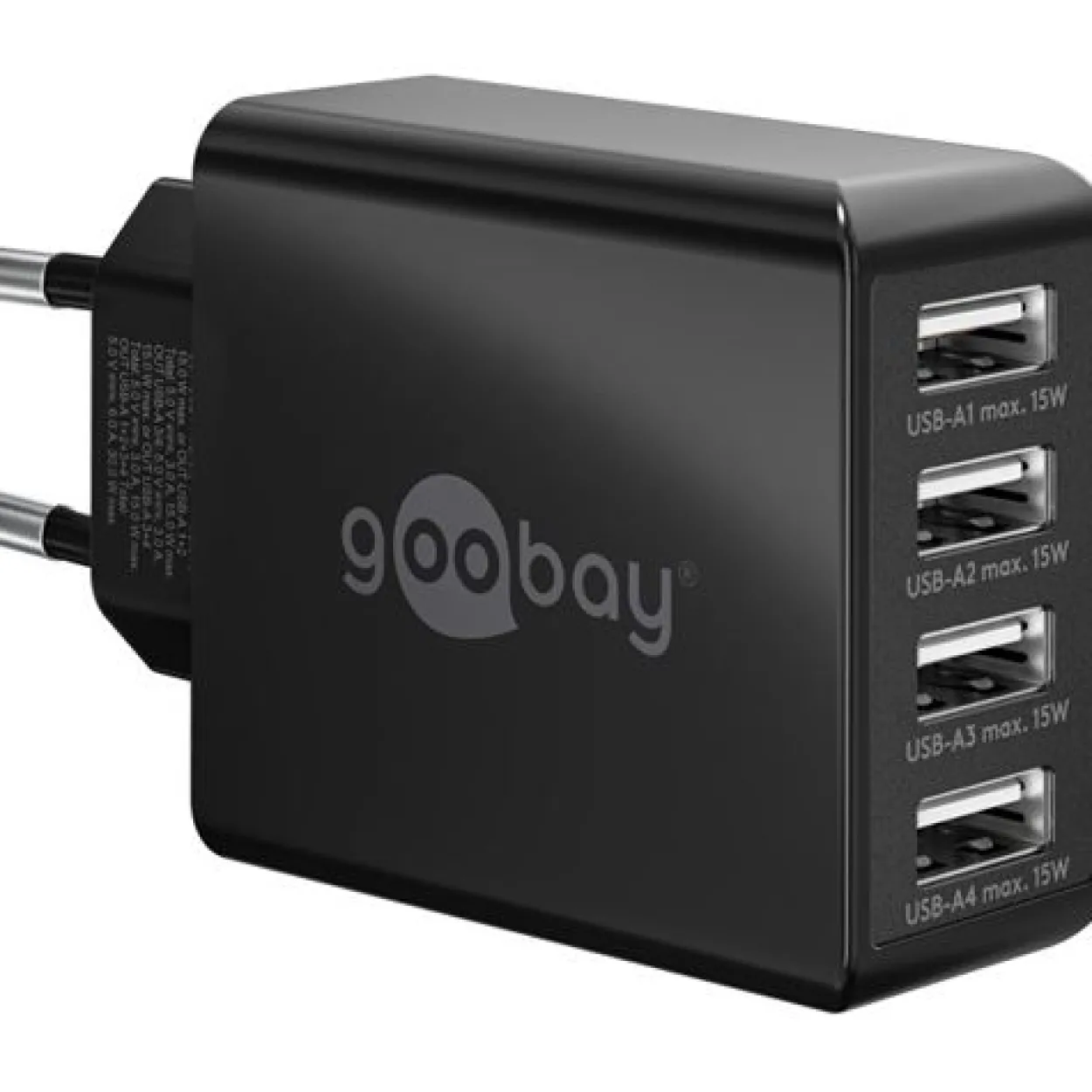 goobay Ladeadapter schwarz, 30 Watt