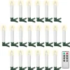goobay LED Weihnachtsbaumkerzen weiß, 20 St.