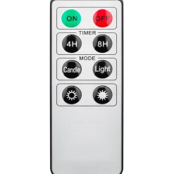 goobay LED Weihnachtsbaumkerzen weiß, 20 St.