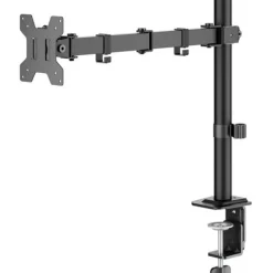 goobay Monitor-Halterung Single Flex 58528 schwarz für 1 Monitor, Tischklemme