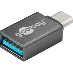 goobay USB3.0 Adapter USB A Buchse auf USB C Stecker Schwarz