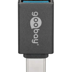 goobay USB3.0 Adapter USB A Buchse auf USB C Stecker Schwarz
