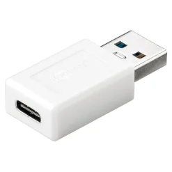Goobay USB 3.2 Gen 1 Adapter, USB-A Stecker > USB-C Buchse (weiß)