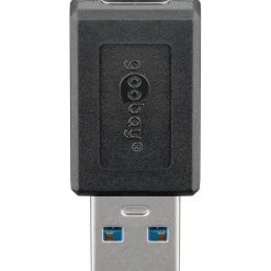 Goobay USB 3.2 Gen 1 Adapter, USB-A Stecker > USB-C Buchse (schwarz)