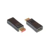 Good Connections Adapter Displayport 1.4 Stecker an HDMI 2.0 Buchse, 4K / UHD @60Hz, vergoldete Kontakte, schwarz, ®