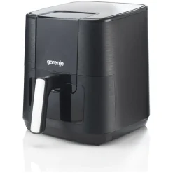 Gorenje Heißluftfritteuse AF1350DWB (schwarz, 1.350 Watt, Korb 5,4 Liter, mit Sichtfenster)