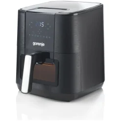 Gorenje Heißluftfritteuse AF1350DWB (schwarz, 1.350 Watt, Korb 5,4 Liter, mit Sichtfenster)