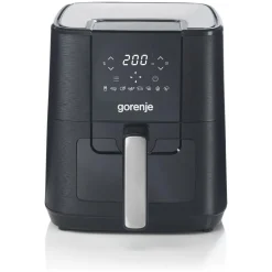 Gorenje Heißluftfritteuse AF1350DWB (schwarz, 1.350 Watt, Korb 5,4 Liter, mit Sichtfenster)