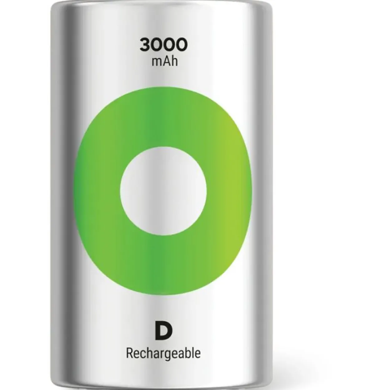 GP 2 Akkus ReCyko+ Mono D 3.000 mAh