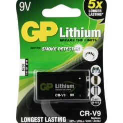 GP Batteries CR-V9 Lithium E Block Batterie 9.0 V 1er Pack