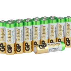 GP Batteries Super Alkaline Batterie AA Mignon 1,5V 16er Pack *NEU*