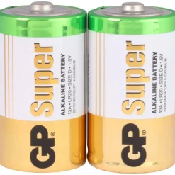 GP Batteries Super Alkaline Batterie D Mono 1,5V 2er Blister