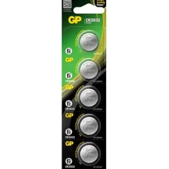 GP Knopfzelle Lithium CR2032 3V 5 Stück