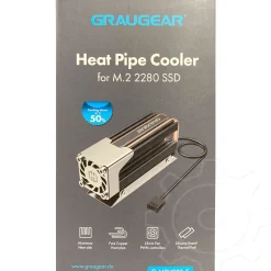 Graugear Kühlkörper SSD M.2NVMe mit PWM Lüfter retail