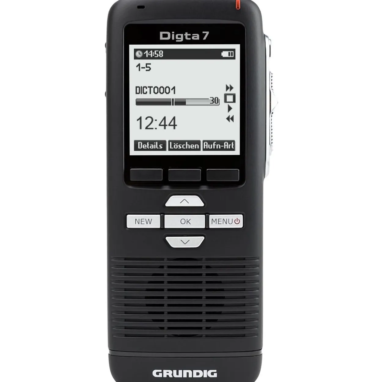 GRUNDIG Digta 7 Starter Kit mit DigtaSoft One digitales Diktiergerät-Set 2 GB