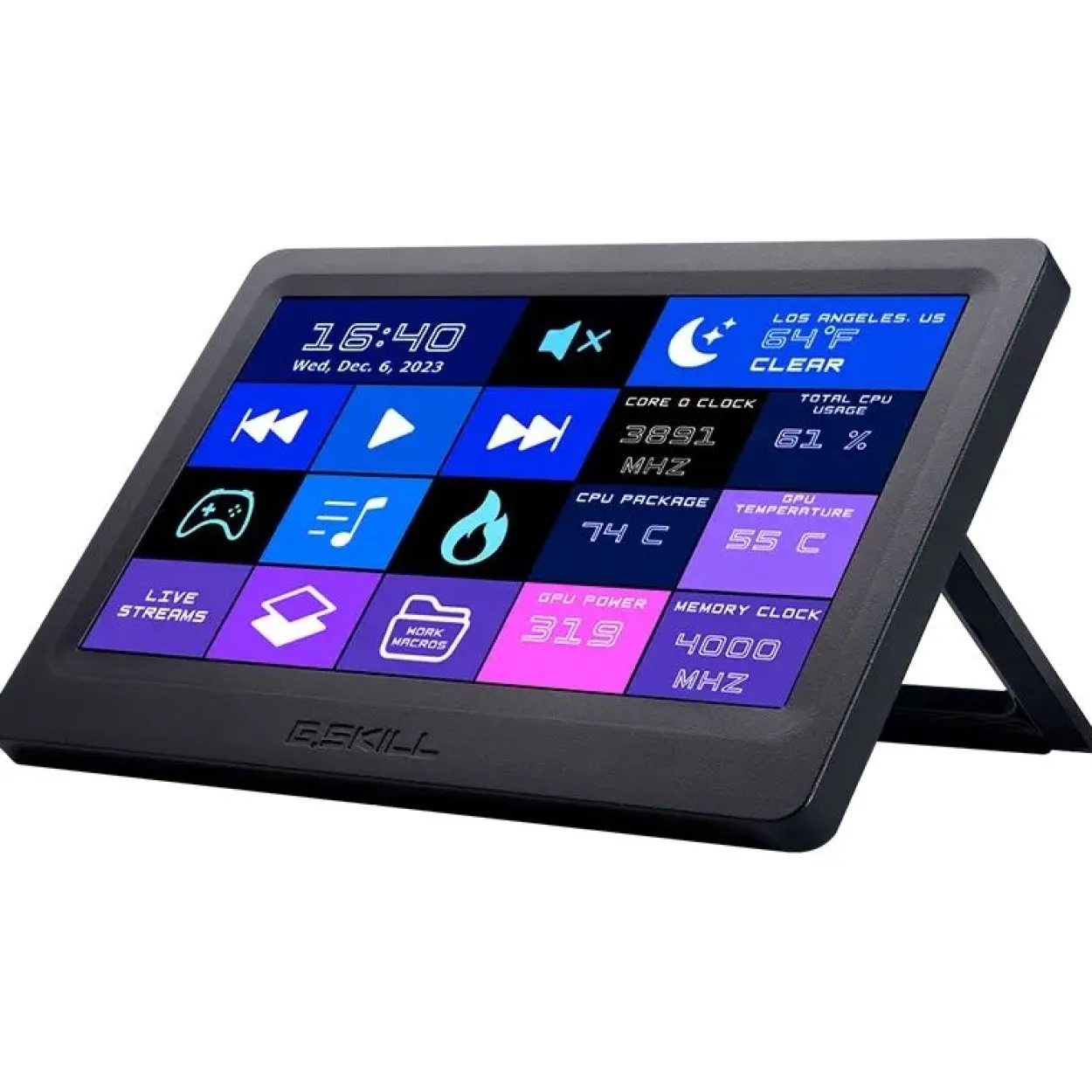 G.Skill WigiDash Panel für PC (GD-A7PCCSK-WGD)