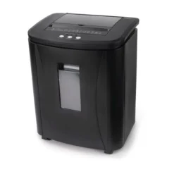 hama Premium AutoM120 Aktenvernichter mit Partikelschnitt P-4, 4 x 20 mm, bis 120 Blatt, schwarz
