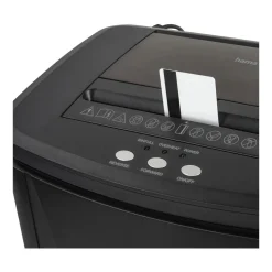 hama Safe Auto M1200 Aktenvernichter mit Partikelschnitt P-4, 4 x 20 mm, bis 120 Blatt, schwarz