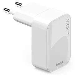 Hama Schnellladegerät, GaN, 1x USB-C,PD, 30W,Weiß