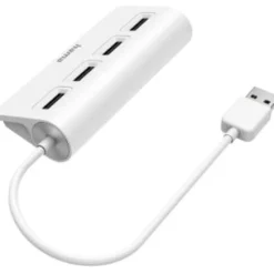 hama USB-Hub 4-fach weiß