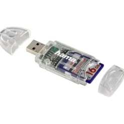 Hama USB-2.0-SD/MicroSD-Kartenleser 8in1 USB 2.0 Stick Multi Slot Kartenleser