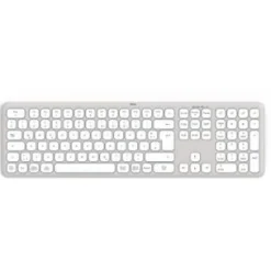 hama WK-550 Tastatur kabellos weiß