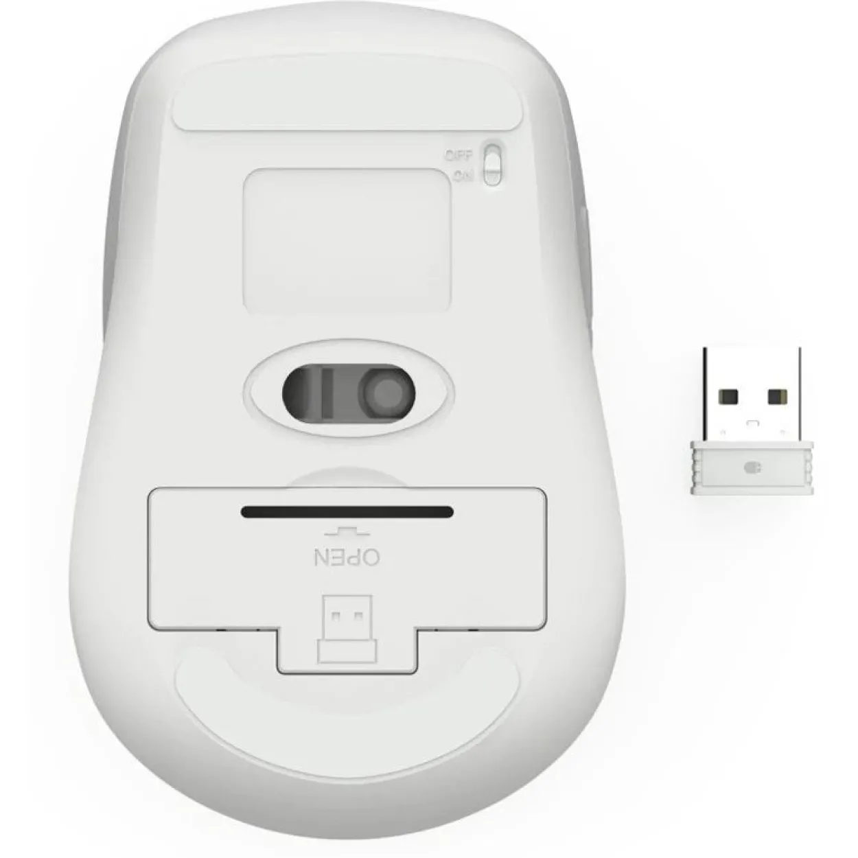 hama WM-450 Multi-Device Maus kabellos weiß