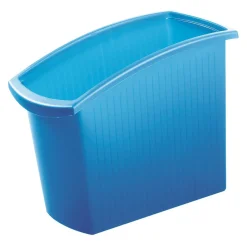 HAN MONDO Papierkorb 18,0 l blau, transluzent