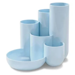 HAN Schreibtisch-Organizer CAMPUS pastellblau Polystyrol 5 Fächer 13,1 x 15,4 x 13,7 cm