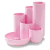 HAN Schreibtisch-Organizer CAMPUS pastellrosa Polystyrol 5 Fächer 13,1 x 15,4 x 13,7 cm